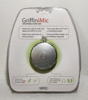 Griffin iMic USB External Sound Card With CD-ROM Drive 2004 Brand New